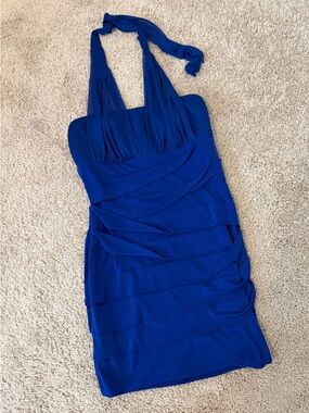 Halter Mini Dress, Size 6